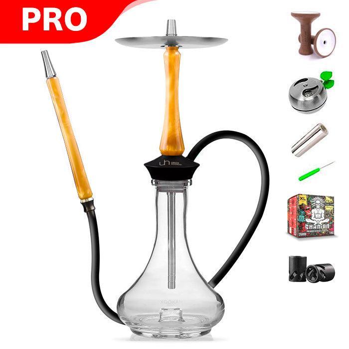 Union Hookah Sleek Acrylic - Gold - shishagear - UK Shisha Hookah Black Friday