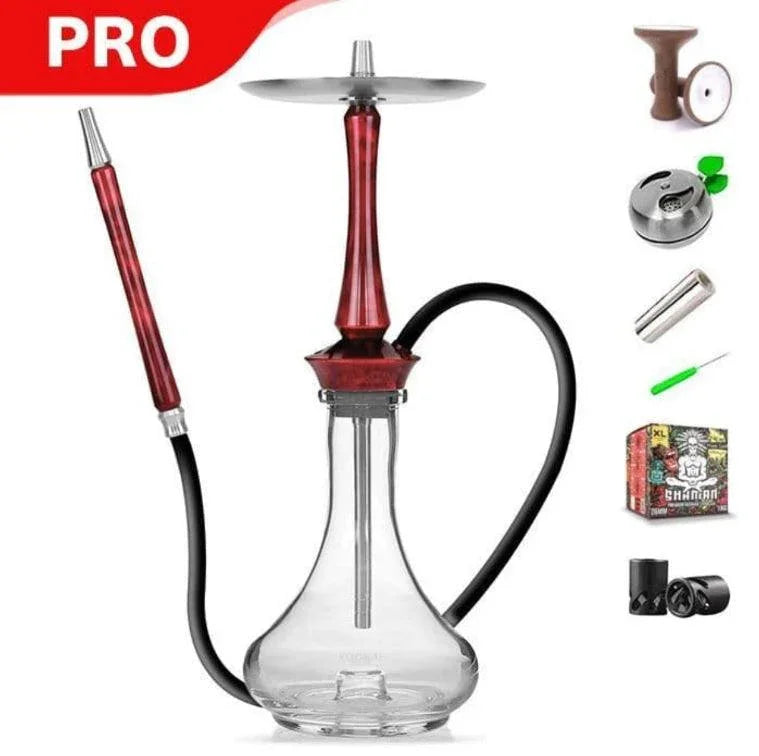 Union Hookah Sleek Full Acrylic - Red - shishagear - UK Shisha Hookah