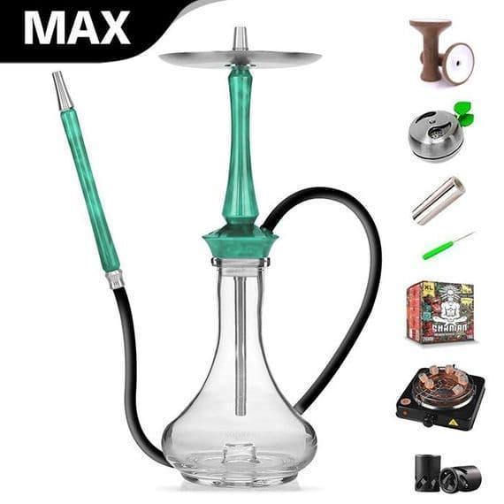 Union Hookah Sleek Full Acrylic - Turquoise - shishagear - UK Shisha Hookah Black Friday