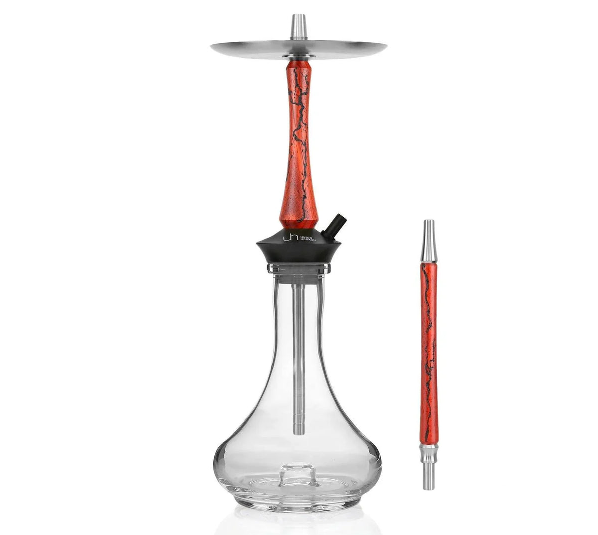 Union Hookah Sleek Volt Red Wood - shishagear - UK