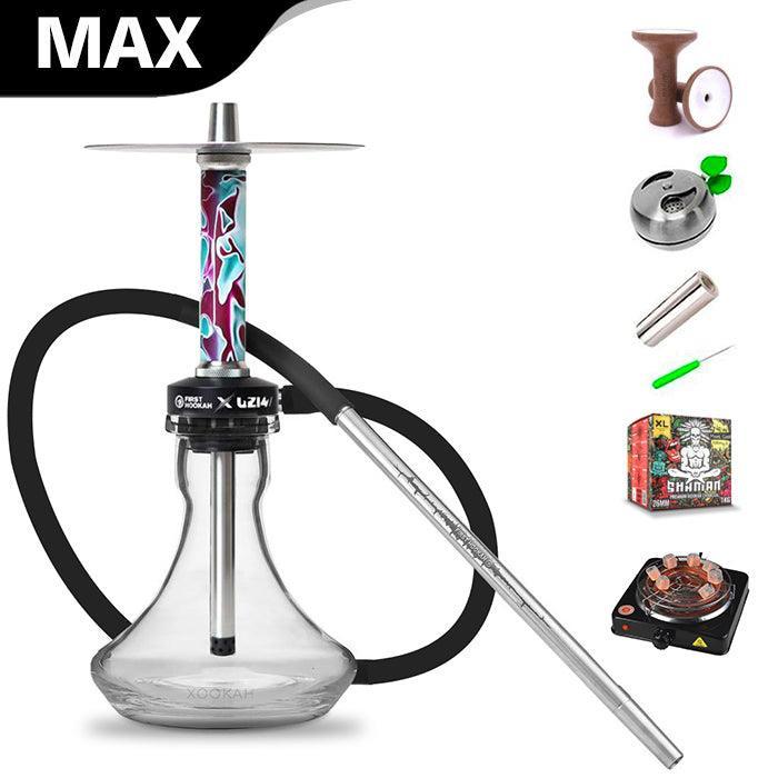 Uzi47 X First Hookah - Peacock - shishagear - UK Shisha Hookah Black Friday