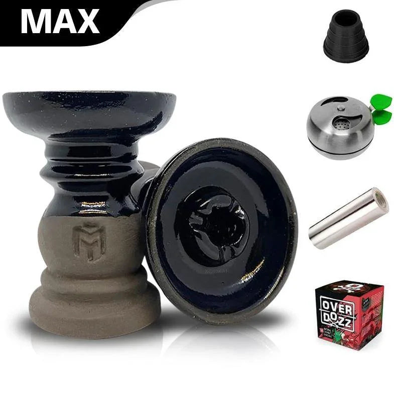 MIT Luxury Alfa Bowl - Black Black - shishagear - UK