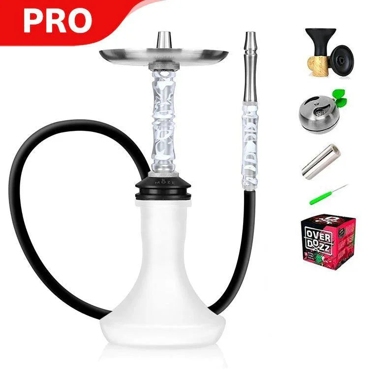 Moze Breeze Two Hookah - Wavy Frosted - shishagear - UK Shisha Hookah Black Friday