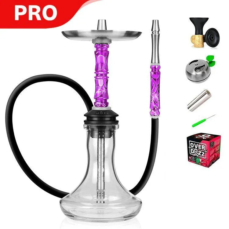 Moze Breeze Two Hookah - Wavy Purple - shishagear - UK Shisha Hookah Black Friday