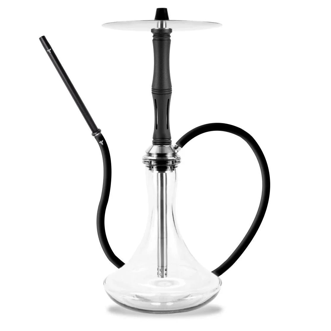 Aeon Vyro Versa Steel Sleeve Hookah Set - V4 Black - shishagear - UK Shisha Hookah Black Friday