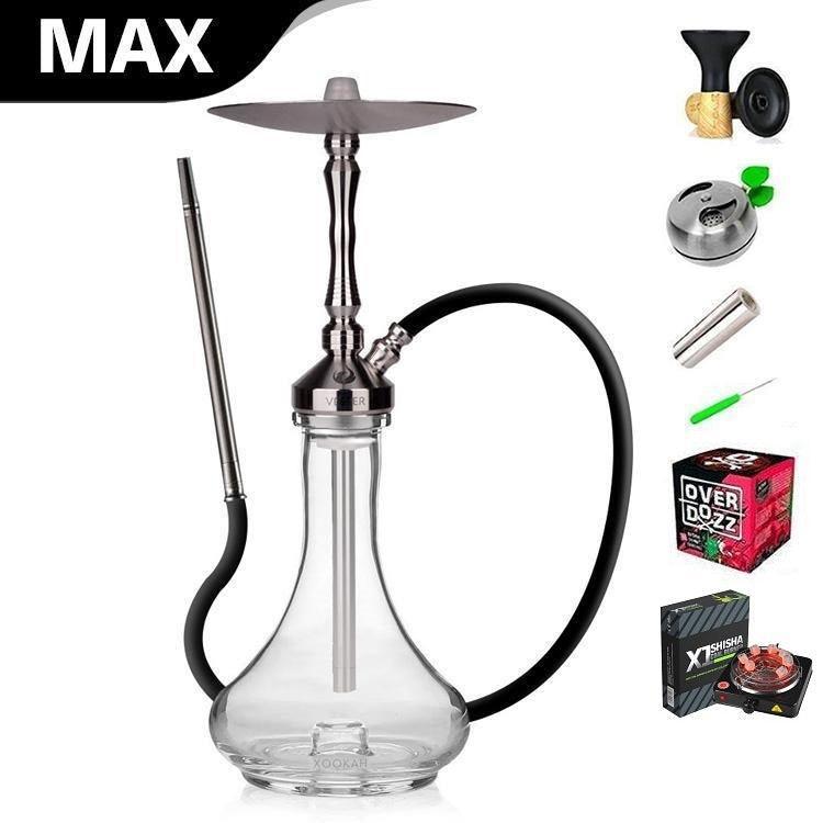 Vesper Hookah Stainless Steel Set - Vega - shishagear - UK Shisha Hookah Black Friday