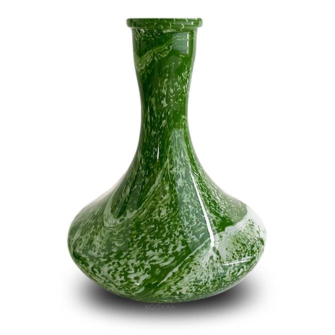 Vessel Glass Shisha Base - Craft (Green Marble) - shishagear - UK Shisha Hookah Black Friday