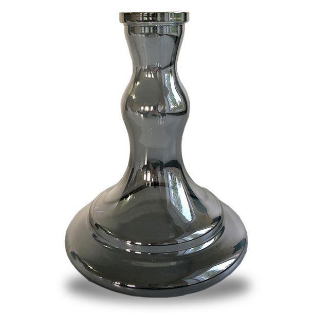 Vessel Glass Shisha Base - Wave (Smoked) - shishagear - UK Shisha Hookah Black Friday