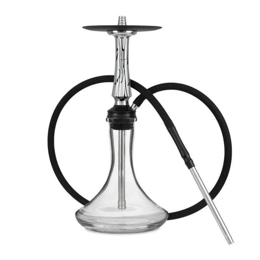 Voodoo Smoke Hookah Set - Silver Black - shishagear - UK