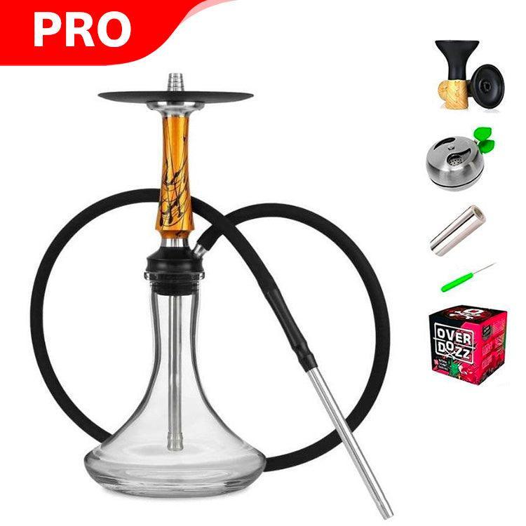 Voodoo Smoke Hookah Set - Gold Black - shishagear - UK Shisha Hookah Black Friday