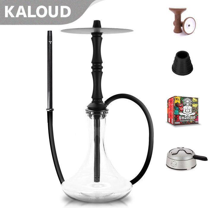 Vyro Versa with V3 Black Sleeve &amp; Blow Off Hookah Set - Black - shishagear - UK Shisha Hookah