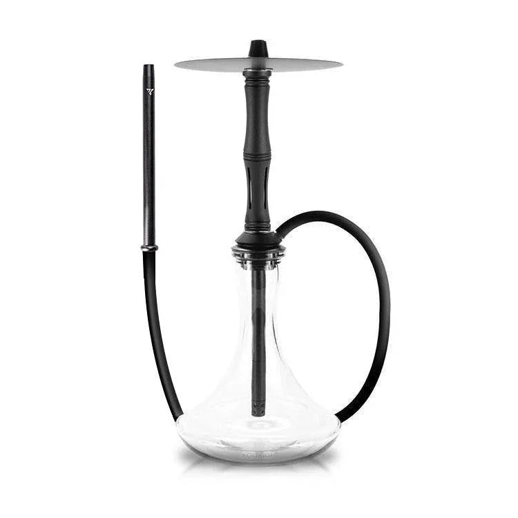 Vyro Versa with V4 Poly Black Sleeve & Blow Off Hookah Set - Black - shishagear - UK Shisha Hookah