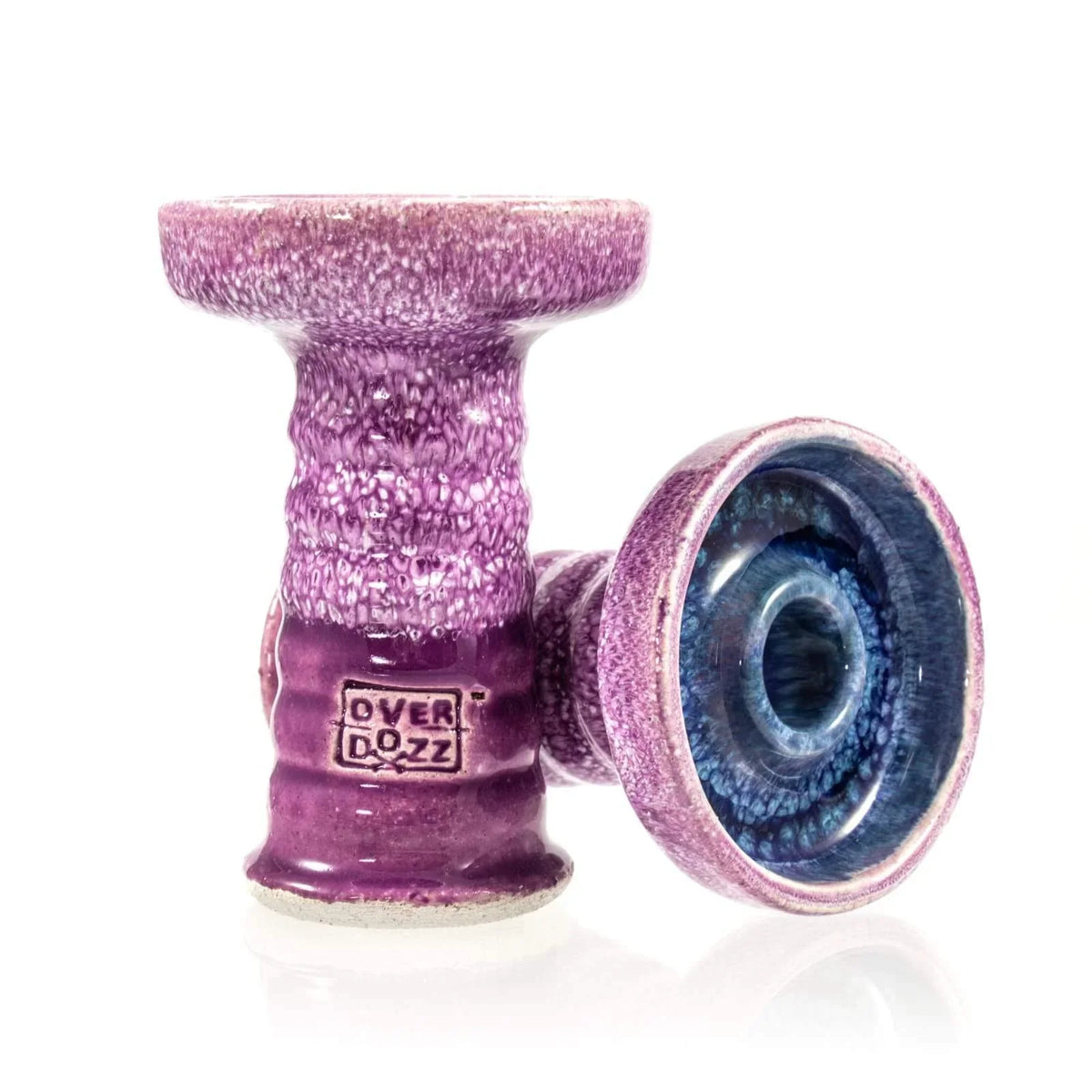 OverDozz Premium Phunnel Bowl G2-W White Clay - Violet - shishagear - UK