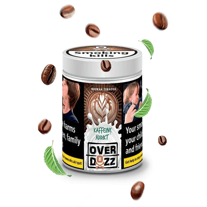 OverDozz Kaffeine Addikt - shishagear - UK Shisha Hookah Black Friday