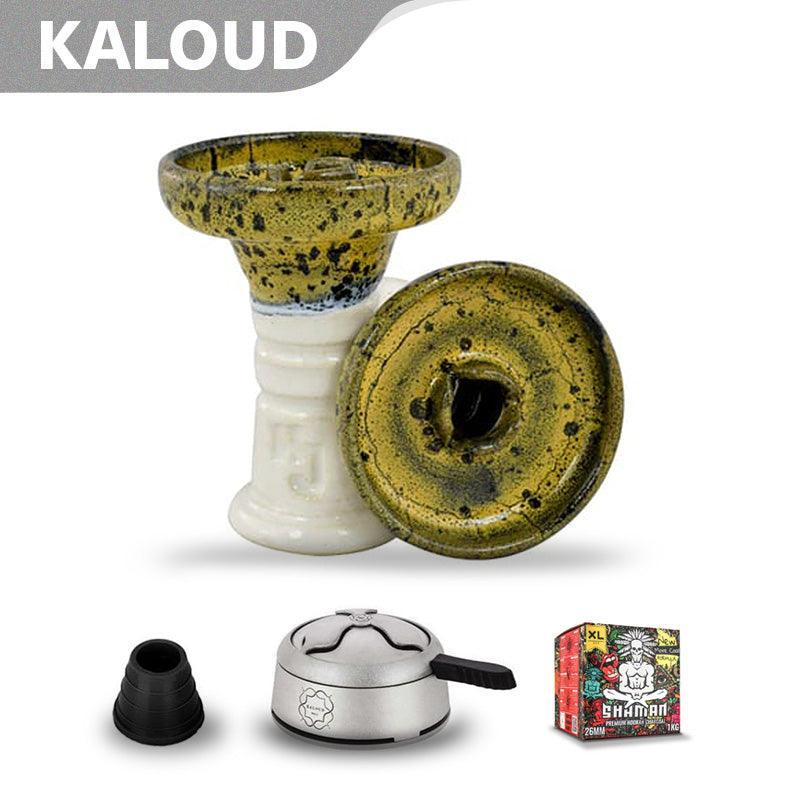 HJ Trimony Hookah Bowl - Yellowberry Over White - shishagear - UK Shisha Hookah Black Friday