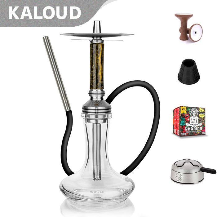 Steamulation Xpansion Mini Epoxy Hookah - Black Gold - shishagear - UK Shisha Hookah Black Friday