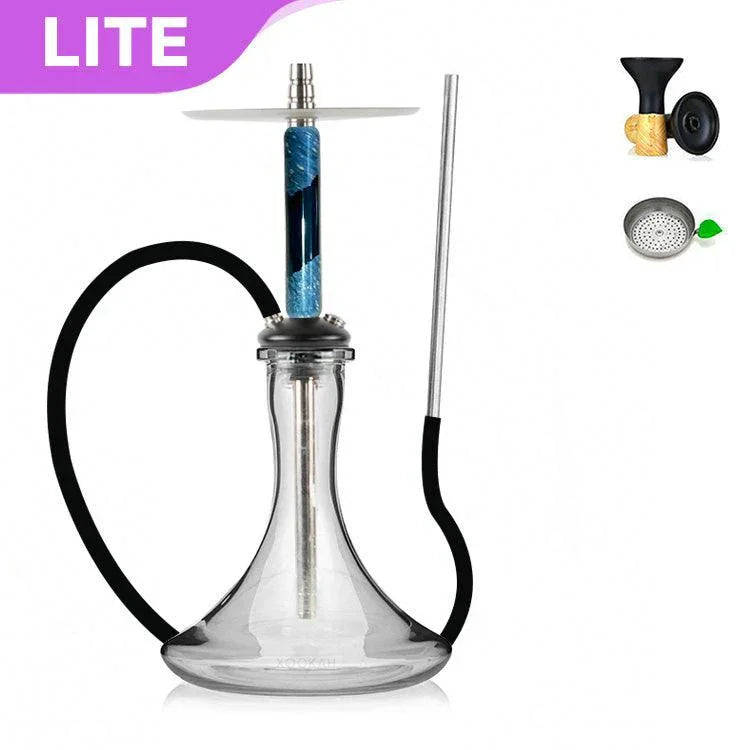 Marowood Stick Hookah With Base Set - Black Resin Stabwood - shishagear - UK Shisha Hookah Black Friday