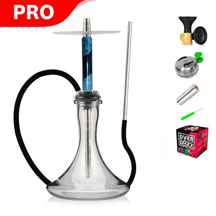 Marowood Stick Hookah With Base Set - Black Resin Stabwood - shishagear - UK Shisha Hookah Black Friday