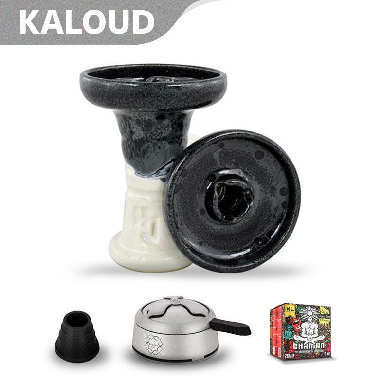 HJ Trimony Hookah Bowl - Wet Ash Over White - shishagear - UK Shisha Hookah Black Friday