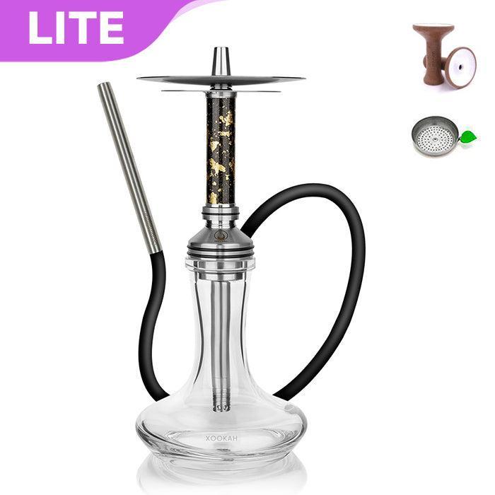 Steamulation Xpansion Mini Carbon Hookah - Gold Leaf - shishagear - UK Shisha Hookah Black Friday