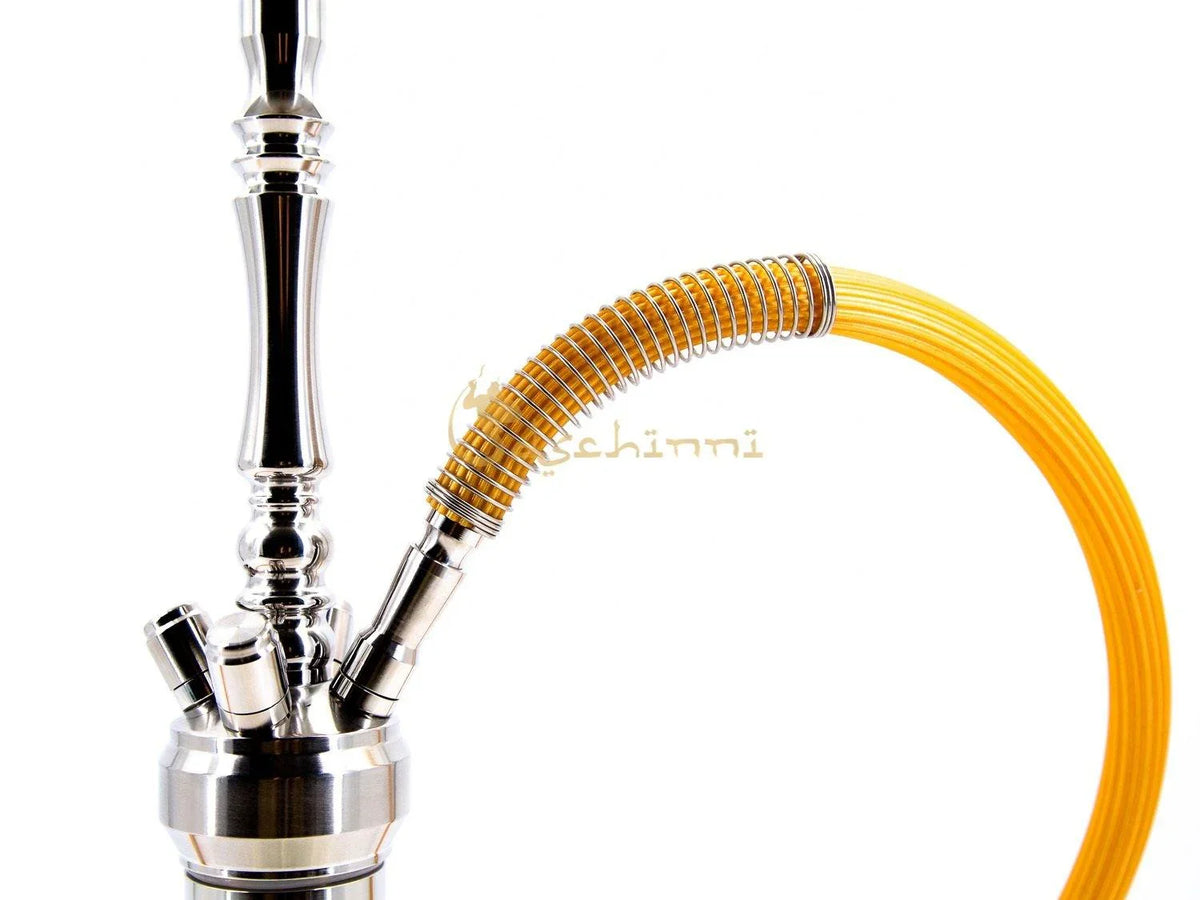 Dschinni Mio Phantom Chrome Hookah Set - shishagear - UK Shisha Hookah Black Friday