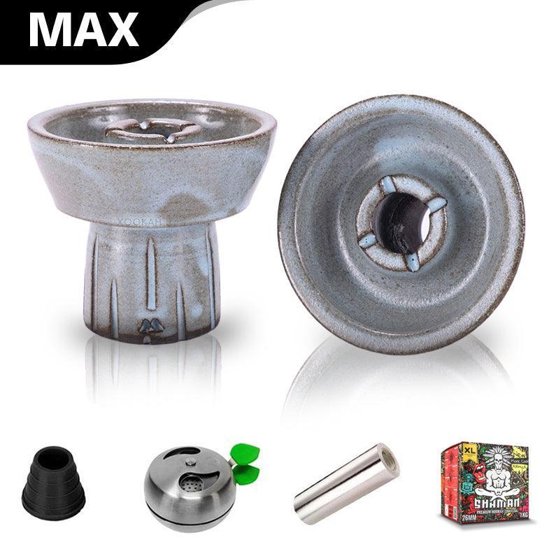 Mason Shishaware Bowl - Gravyl Topaz Blue - shishagear - UK Shisha Hookah Black Friday