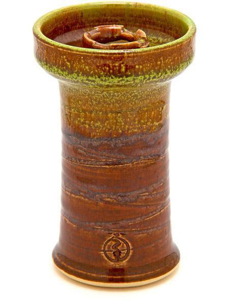 Alpaca Mini Rook Bowl - Green/Brown - shishagear - UK Shisha Hookah Black Friday
