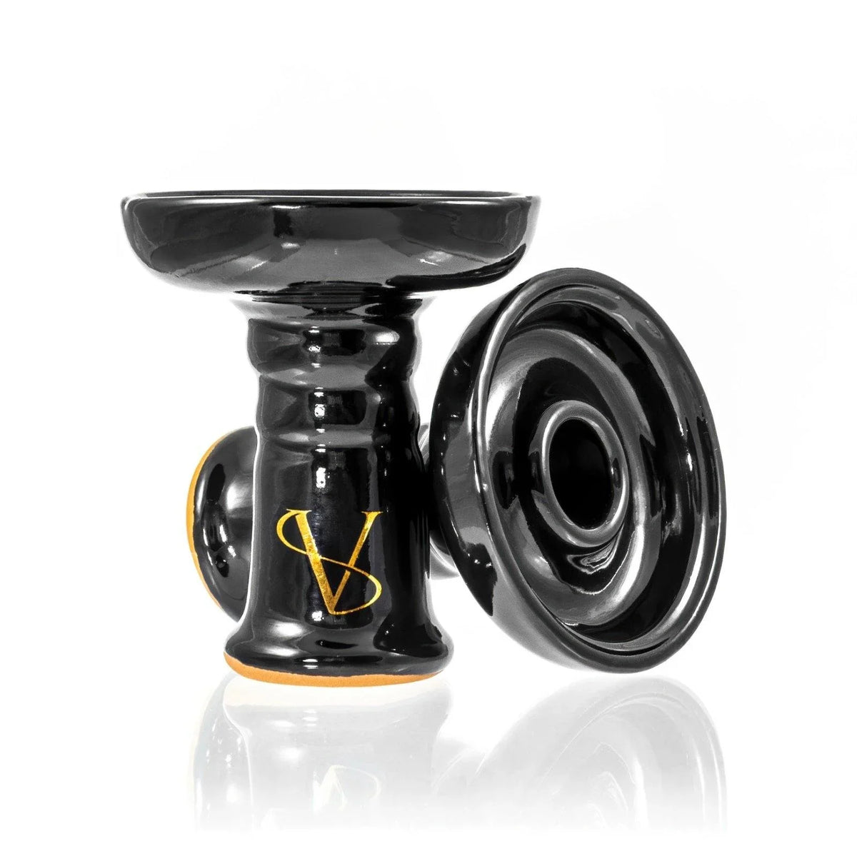 Savacco London Black Phunnel Bowl - shishagear - UK