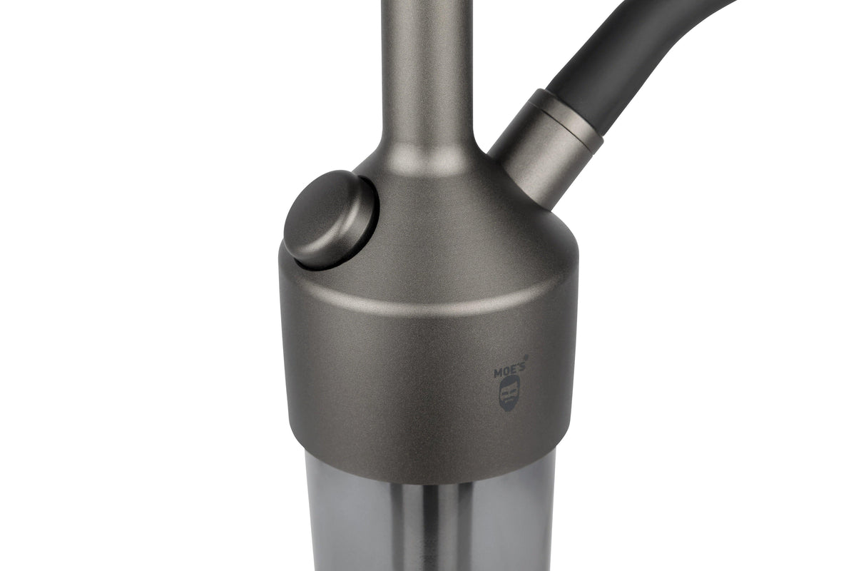 Moe’s ONES S Aluminium Shisha - Anthracite Matt - shishagear - UK