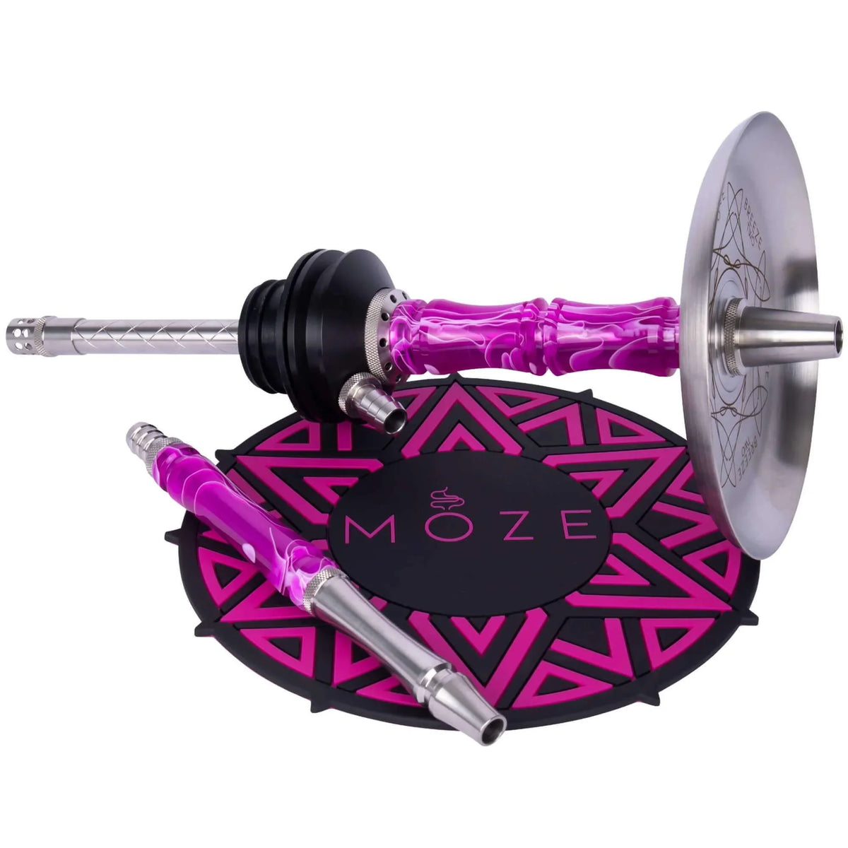 Moze Breeze Two Hookah - Wavy Purple - shishagear - UK Shisha Hookah Black Friday
