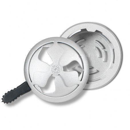 Kaloud Lotus 1+ Heat Management System - Matt Silver - shishagear - UK Shisha Hookah Black Friday