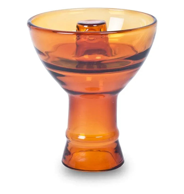 Sahara Smoke Pyrex Vortex Hookah Bowl Amber - shishagear - UK Shisha Hookah Black Friday
