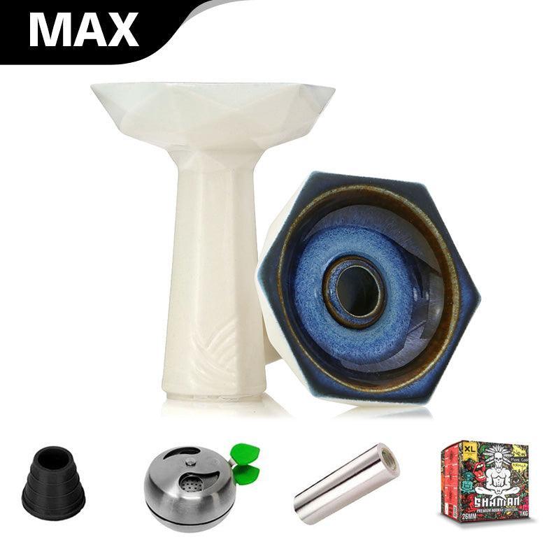 Sense Verge Phunnel Bowl - White - shishagear - UK Shisha Hookah Black Friday