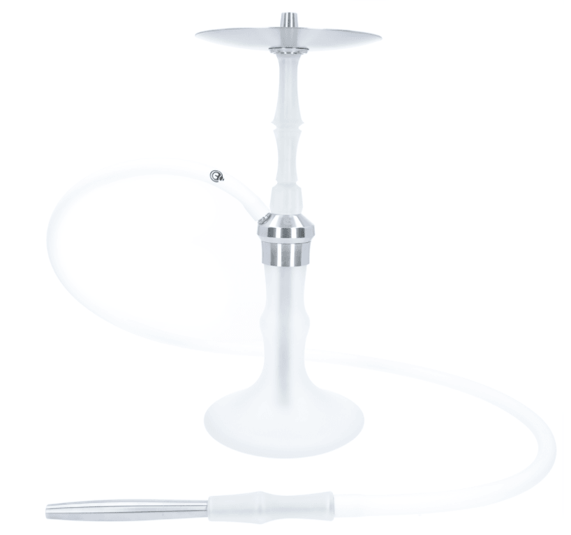 El-Badia M5 Hookah - Silver White - shishagear - UK Shisha Hookah Black Friday