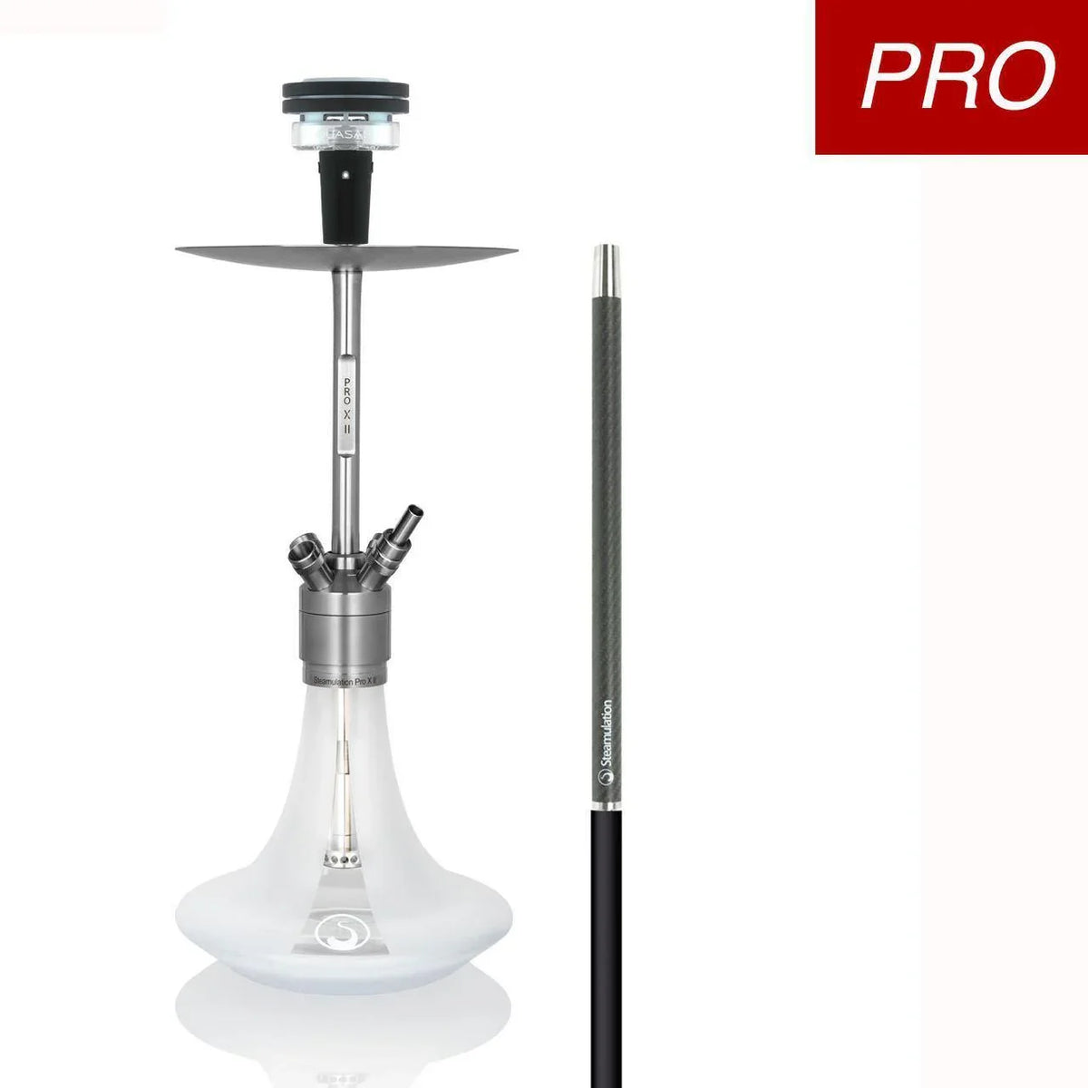 Steamulation Pro X II Kit - White Matt - shishagear - UK
