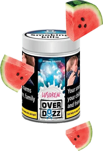 OverDozz Lusidrem (Wassermelone und Minze) Geschmack 