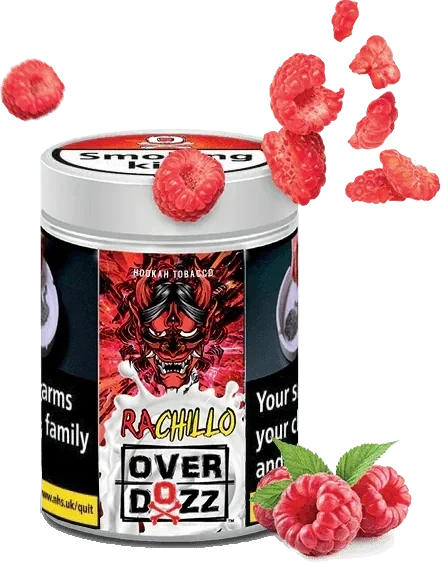 OverDozz Rachillo (Himbeere und Eis) Geschmack