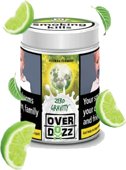 OverDozz Zero Gravity (Zitrone und Minze) Geschmack 