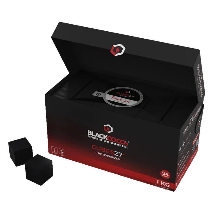 Black Cocos Shisha Kohle 1kg 27mm
