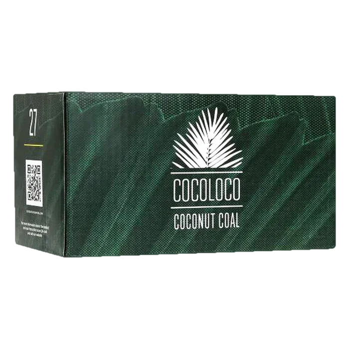 Cocoloco Kokosnuss Shisha Kohle 27mm 1kg