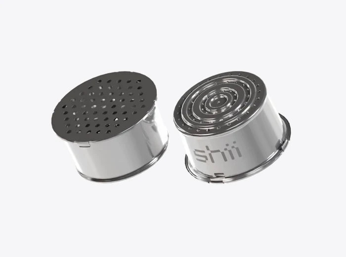Two reusable metal bowls