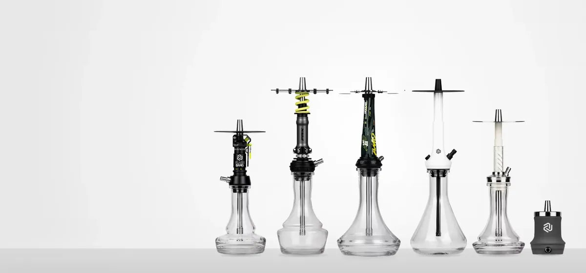 Amotion-Shishas: Flash Bang, Pedal RX, Valve, Doppler, FUTR und Roam